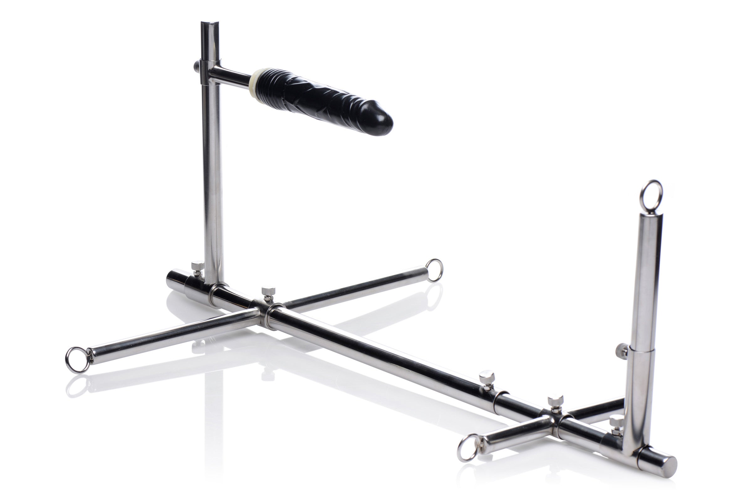 Master Series Imprisoned Metal Stockade with Built-In Dildo – Heavy-Duty Bondage Equipment Default Title > Sex Toys > Sex Furniture