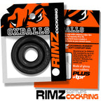 Rimz Single Ring (Black) – Comfortable Plush Cockring Black > Cock Ring > Single