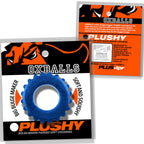 Plushy Single Ring (Black Mica) – Cushy Flexible Cock Ring Blue > Cock Ring > Single