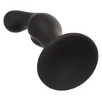 Silicone Anal Ripple Kit Set of 3 Black Graduated Curved Anal Plugs with Suction Cup Base > Anal Range > Butt Plug Kits