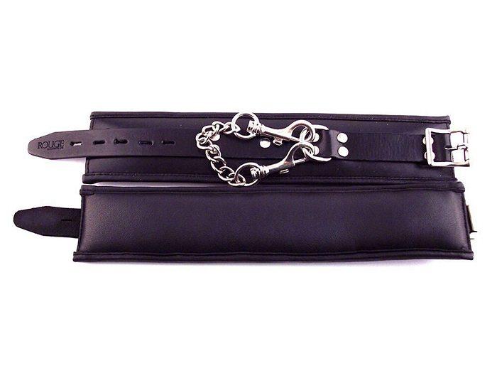 Rouge Leather Ankle Cuffs in Black > Bondage Gear > Restraints