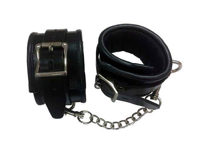Rouge Garments Wrist Cuffs (Black) – Padded Adjustable Wrist Cuffs > Bondage Gear > Handcuffs