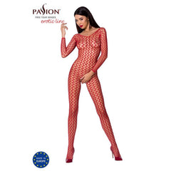 Passion Lingerie Lingerie Red / One Size Bodystocking BS068 Red 5908305951568