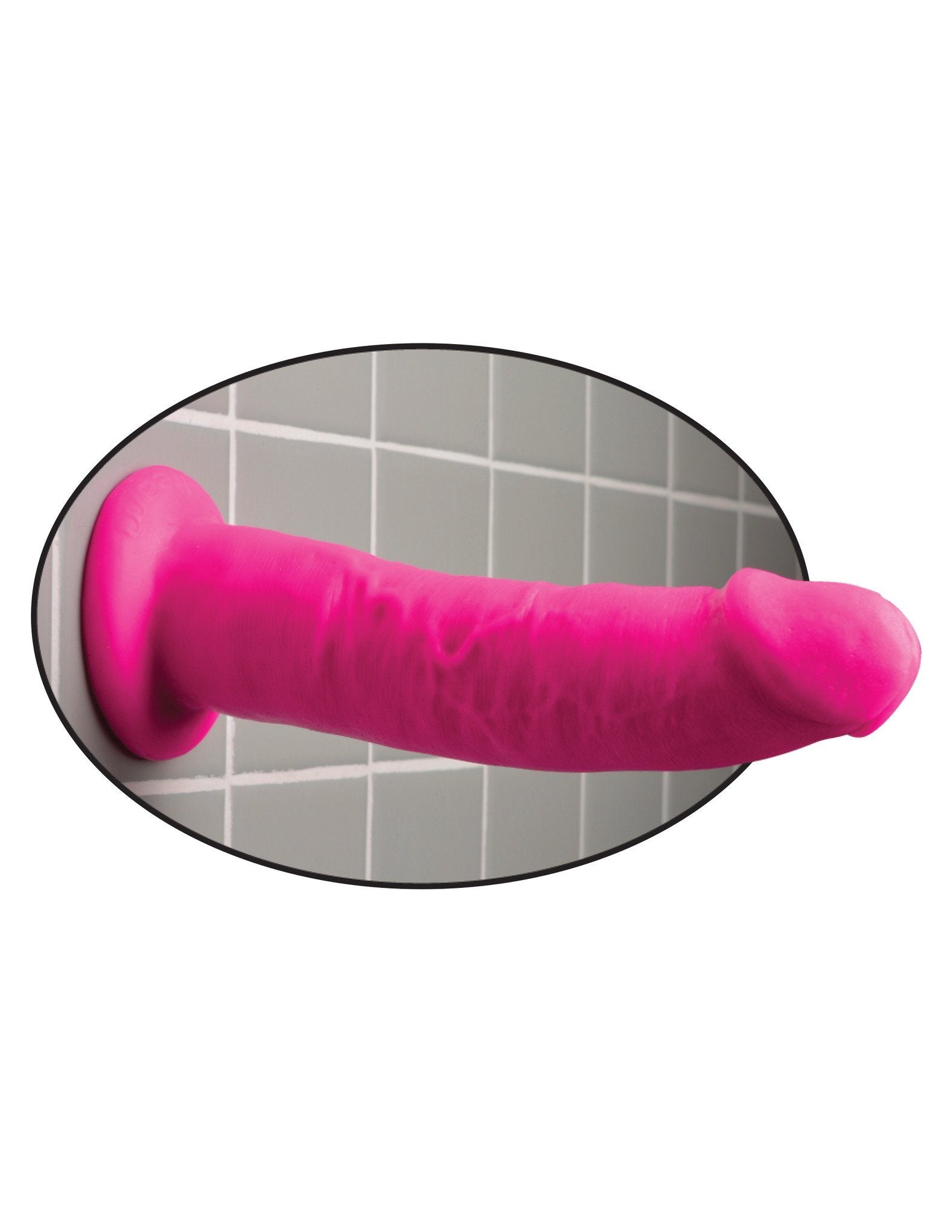 Dillio Pink 9 Inch Dildo – Suction-Cup Base Secondary image