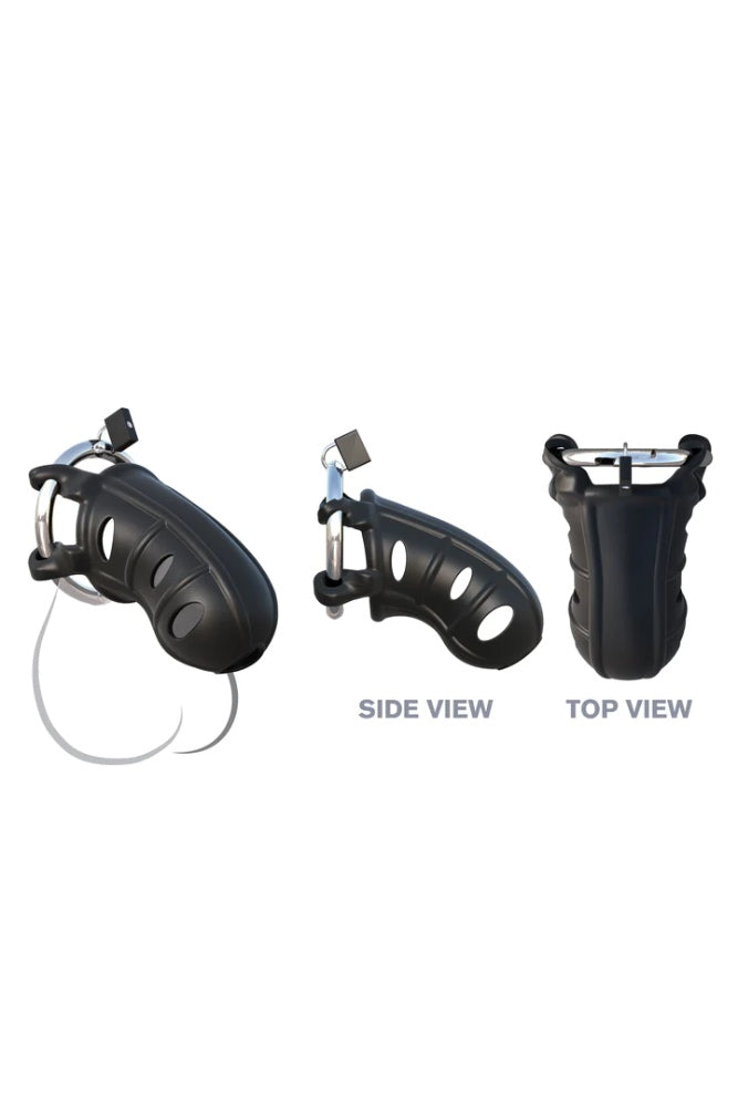 C Ringz Hardcore Silicone Cock Blocker Chastity Cage Secondary image