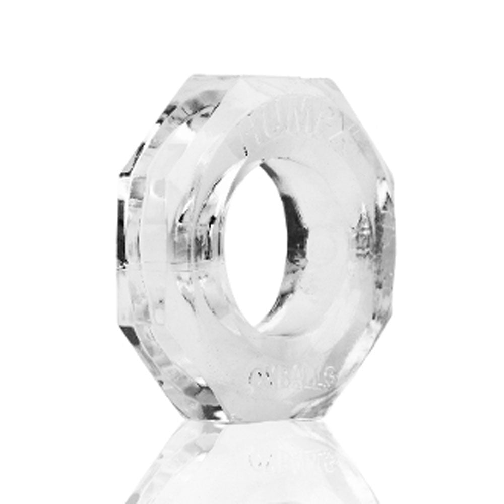 Oxballs Humpx Large Clear Flex TPR Comfortable Cock Ring Clear > Cock Ring > Single