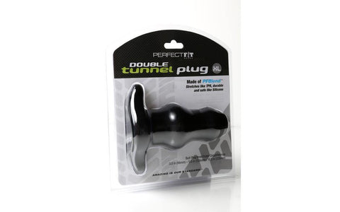Double Tunnel Plug Double XL Adult Sex Toy Butt Plugs - Hollow