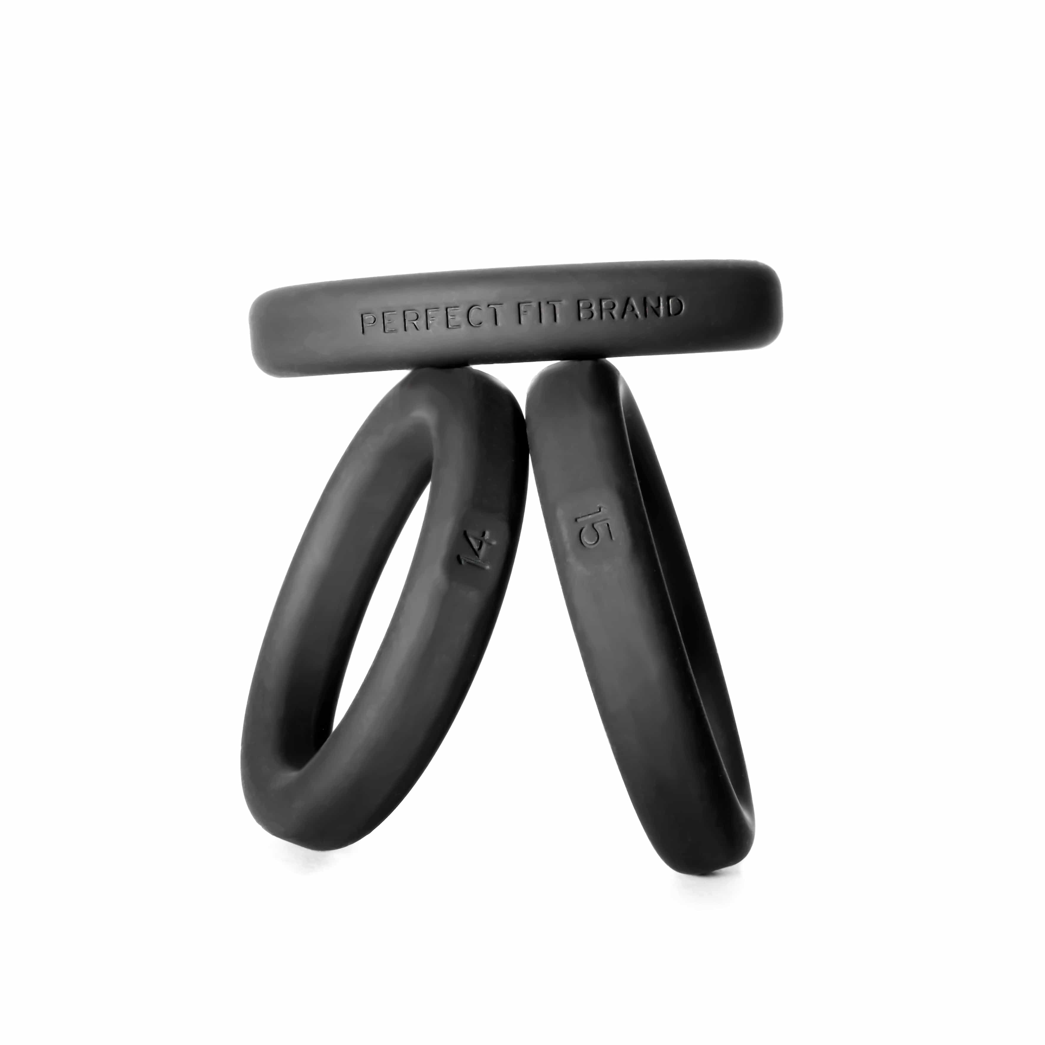 Xact-Fit Silicone Rings Medium 3 Ring Kit COCK RING Set