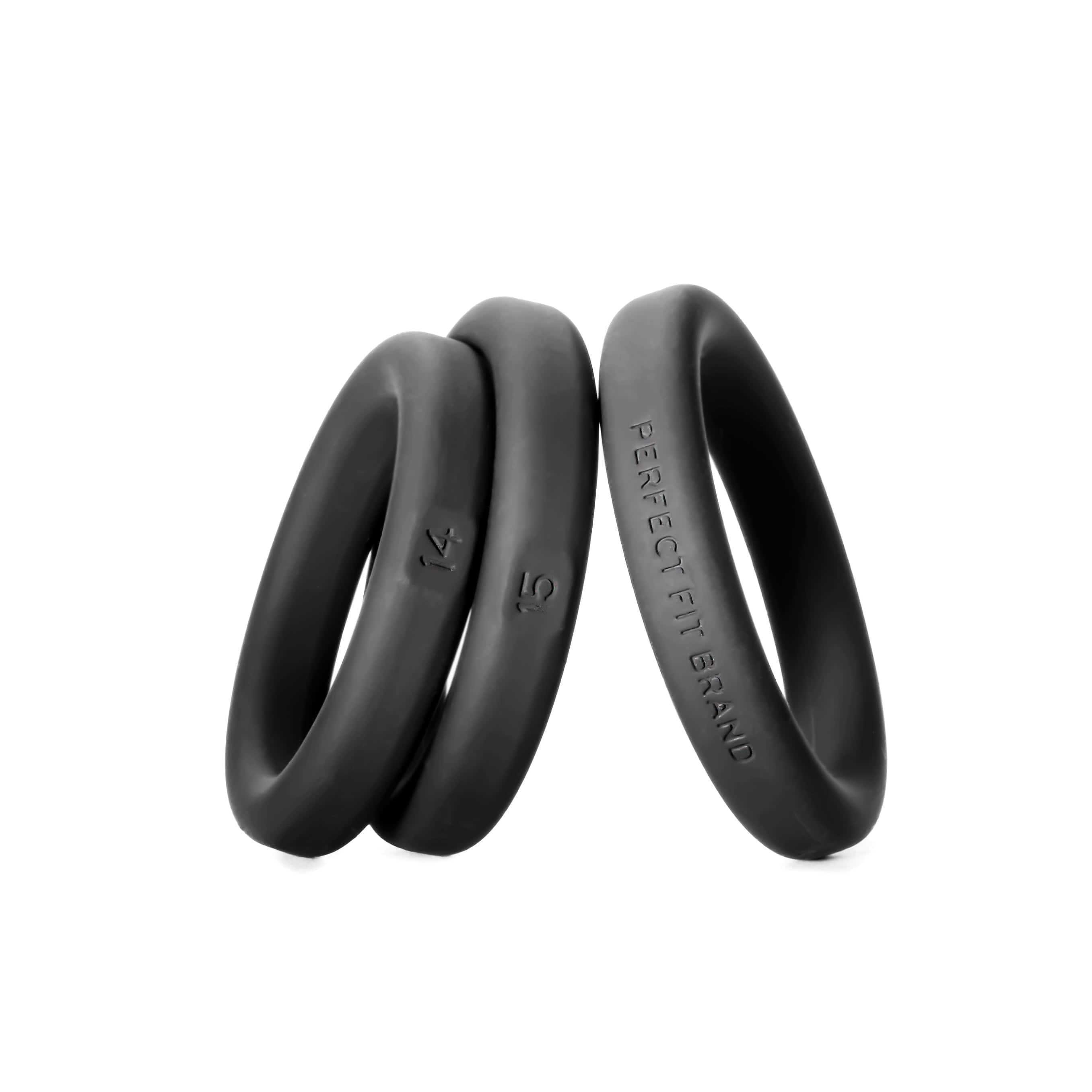Xact-Fit Silicone Rings Medium 3 Ring Kit COCK RING Set