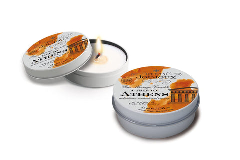 Petits JouJoux Massage Candle Athens 43ml Sensual Aromatherapy for Romantic Moments Massage Oil