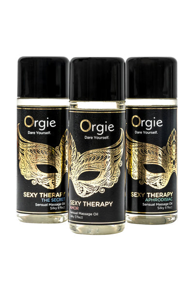 Orgie Sexy Therapy Mini Size Collection – Sensual Massage Oil Set 3x 30ml > Essentials > Massage Gift Set Main image