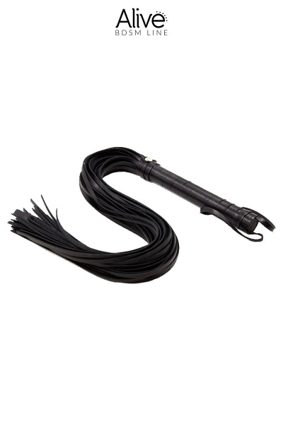 Alive Fantasy Black Flogger Erotic Flogger 69 cm Length Waterproof IPX8 > Bondage Gear > Whips & Floggers