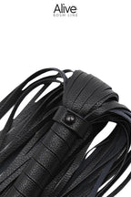 Alive Fantasy Black Flogger Erotic Flogger 69 cm Length Waterproof IPX8 > Bondage Gear > Whips & Floggers