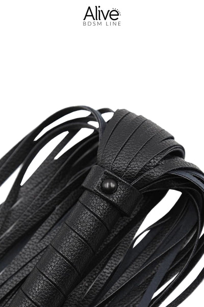 Alive Fantasy Black Flogger Erotic Flogger 69 cm Length Waterproof IPX8 > Bondage Gear > Whips & Floggers
