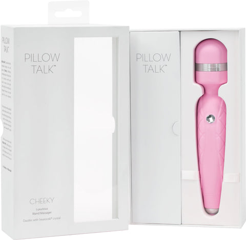 Pillow Talk Cheeky Pink Luxury Self-Care Wand Electric Massager