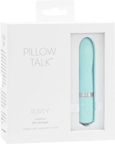 Pillow Talk Flirty Teal Vibrator for Playful Exploration Vibrators