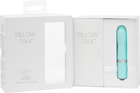 Pillow Talk Flirty Teal Vibrator for Playful Exploration Vibrators