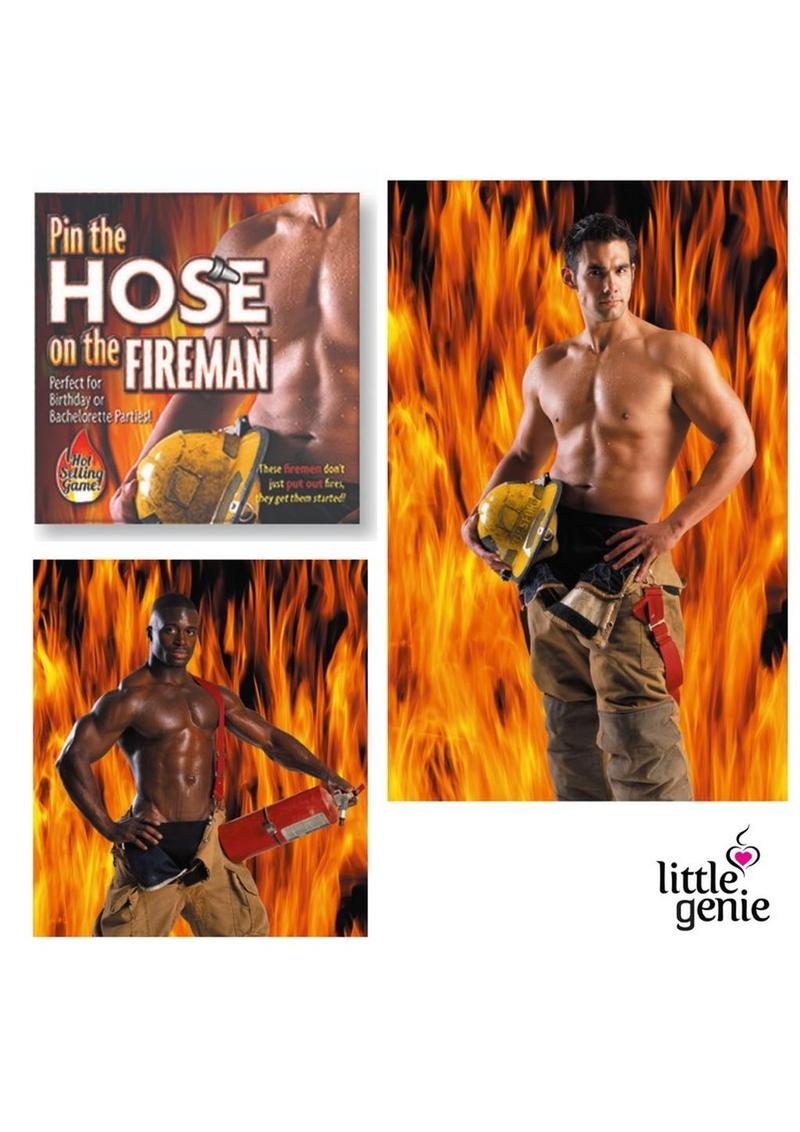Pin The Hose On The Fireman Adult Bachelorette Game Party > Novelties > Bachelor & Bachelorette Items