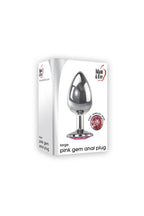 Adam & Eve Gem Small Anal Plug – Polished Aluminum 7.1 cm Butt Plug > Anal Range > Jewel Butt Plugs