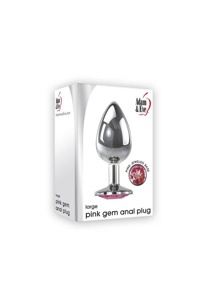 Adam & Eve Gem Small Anal Plug – Polished Aluminum 7.1 cm Butt Plug > Anal Range > Jewel Butt Plugs