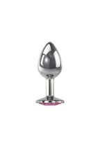 Adam & Eve Gem Small Anal Plug – Polished Aluminum 7.1 cm Butt Plug > Anal Range > Jewel Butt Plugs