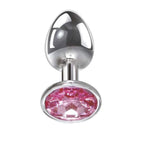 Adam & Eve Gem Small Anal Plug – Polished Aluminum 7.1 cm Butt Plug > Anal Range > Jewel Butt Plugs