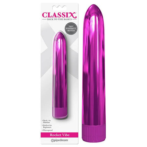 Classix Rocket Vibe Metallic 17.8 Centimeter Vibrator for Exhilarating Pleasure BULLETS