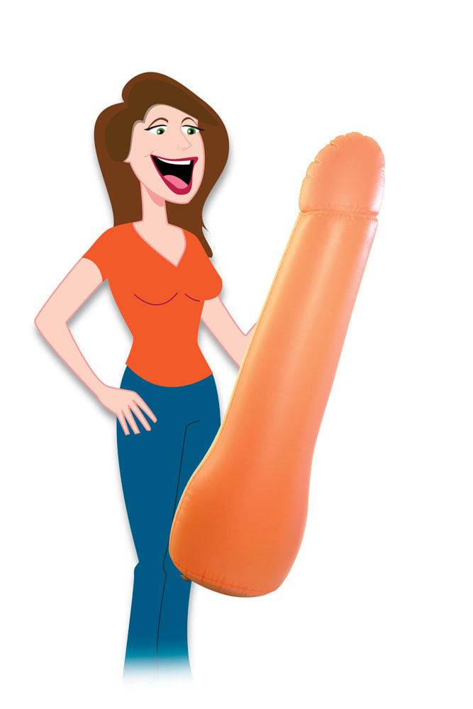 Captain Pecker Inflatable Penis Party Toy Secondary image