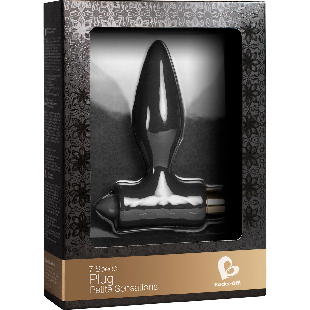 Petite Sensations Slim Vibrating Silicone Butt Plug Black > Anal Range > Vibrating Butt Plugs