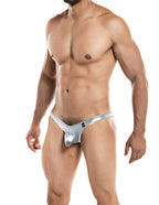 Pouch Enhancing Thong Silver - Provocative - C4M