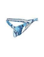 Cut 4 Men Pouch Enhancing Thong Snake Print Small > Clothes > Mens G-Strings