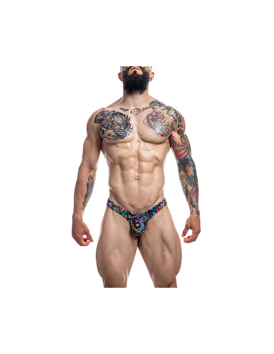 Pouch Enhancing Thong Tattoo - Provocative - C4M