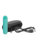 Essential 3 Inch Bullet Vibrator Teal with Discreet Storage Case > Vibrators > Mini Vibrators