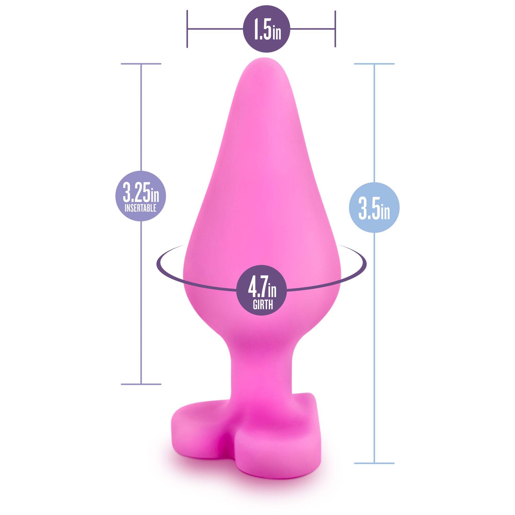 Naughty Candy Heart Be Mine Silicone Anal Plug Gift > Anal Range > Butt Plugs