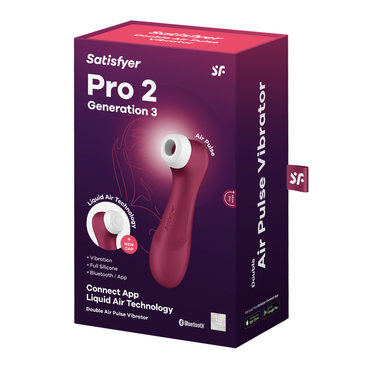 Satisfyer Pro 2 Gen 3 – App-Controlled Rechargeable Clitoral Stimulator > Sex Toys For Ladies > Air Pulsation