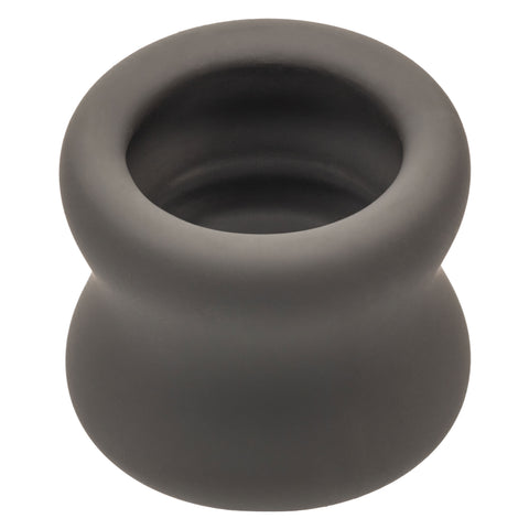 Alpha Liquid Silicone Scrotum Ring Ultra Stretchy Soft Black Enhancer > Cock Ring > Single
