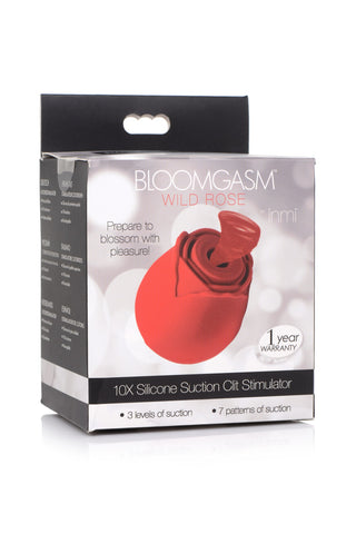 Inmi Bloomgasm 10X Silicone Suction Clit Stimulator Rose Stimulators