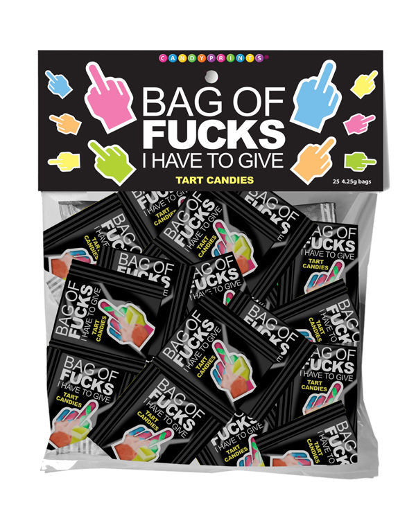 Bag of Fucks I Have to Give Bag of 25 Count Default Title > Novelties > Candy & Edible Items Main image