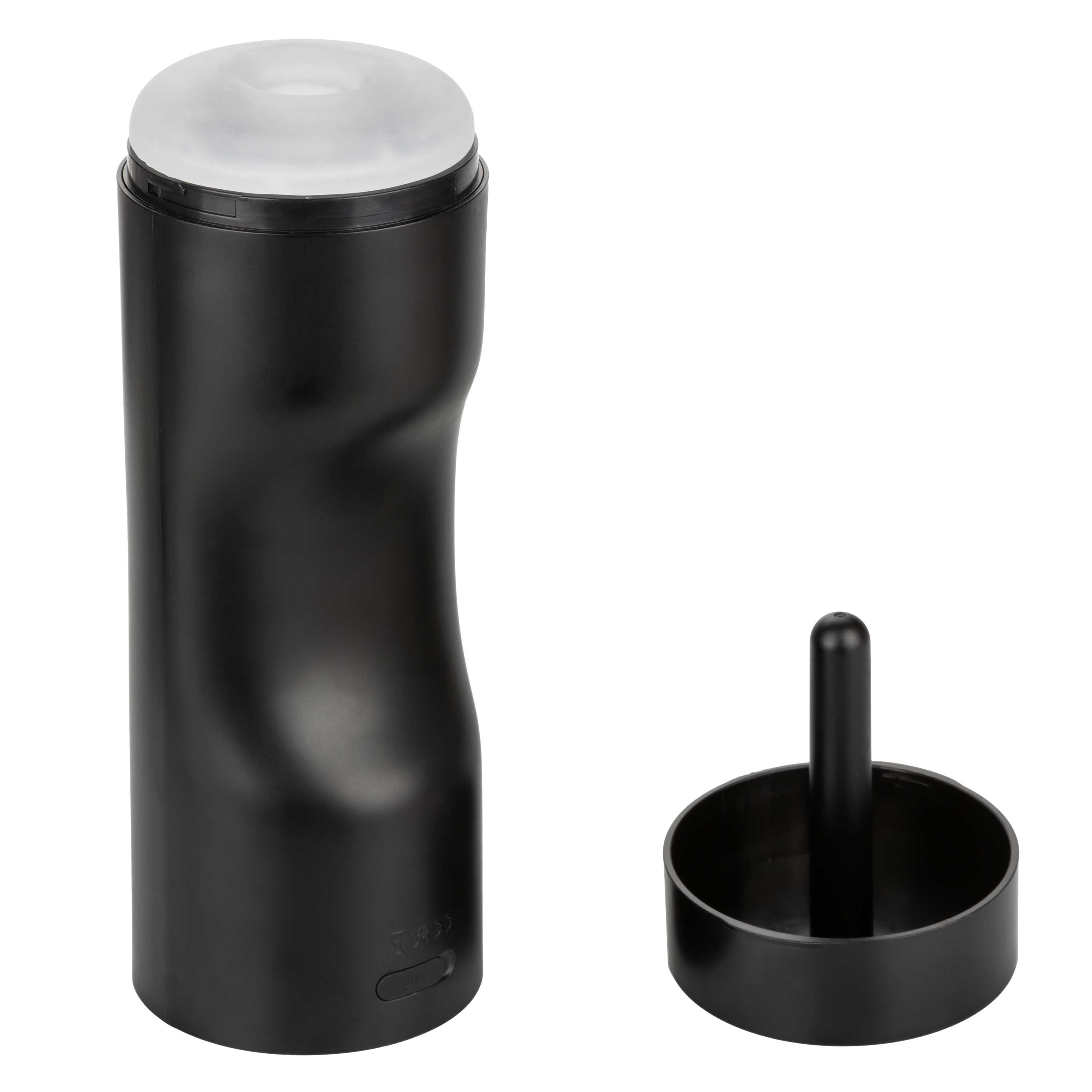 Bionic Sucking and Vibrating Masturbator Black with 4 Suction Levels and 7 Vibration Modes > Sex Toys For Men > Masturbators Premium