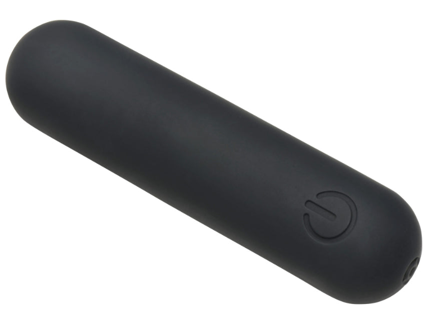 Bang! Flexible Silicone Bullet (Black) – Silicone Bullet Vibrator Secondary image