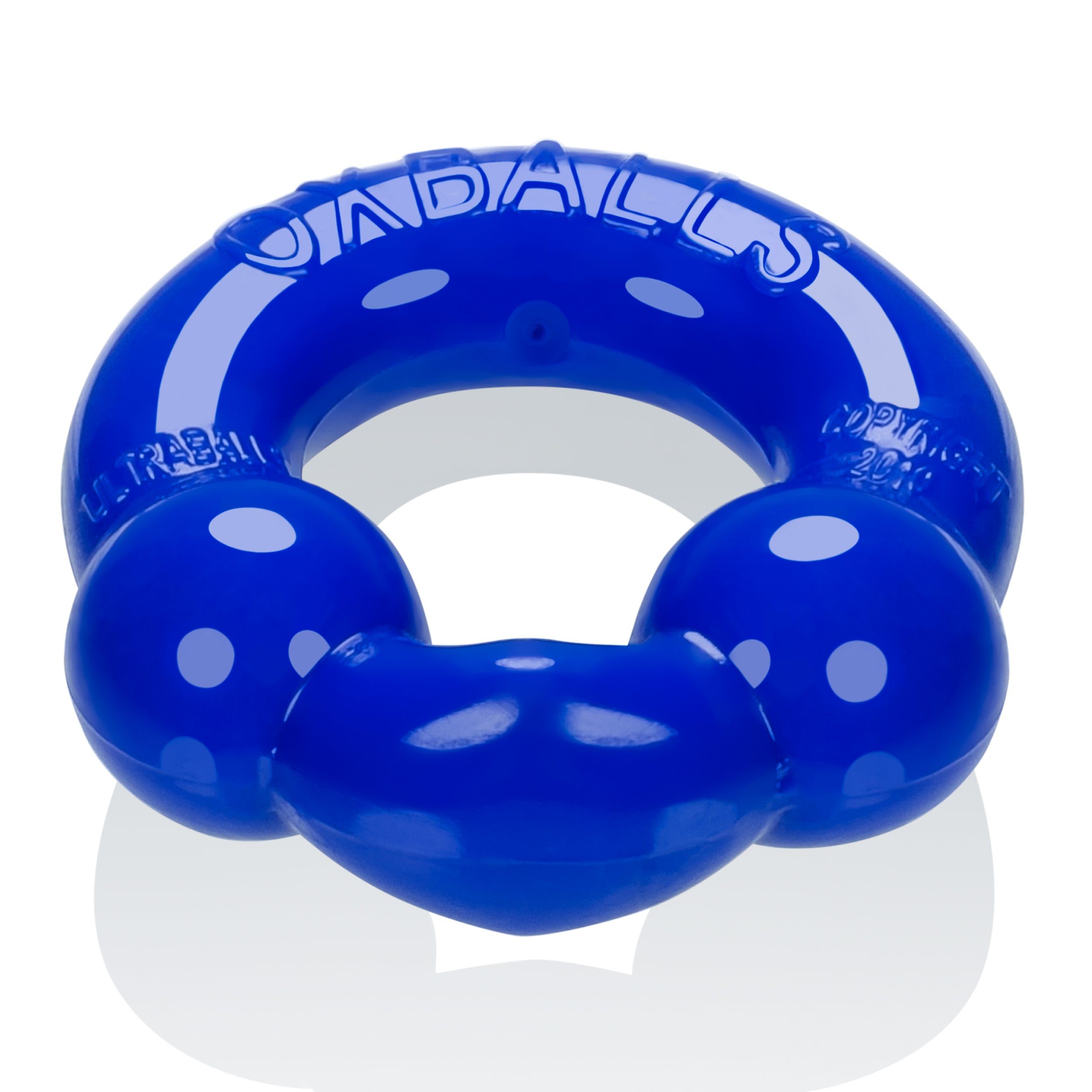 Ultraballs 2 Pack Cockring Black and Police Blue COCK RING Set