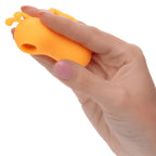 Neon Vibes The Buzzing Vibe Orange Silicone Finger Teaser with 10 Vibration Functions and Rechargeable > Vibrators > Finger Vibrators
