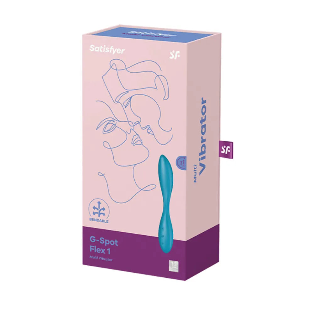 Satisfyer G-Spot Flex 1 Bendable Multi Vibrator Waterproof with 12 Vibration Modes > Vibrators > Standard Vibrators
