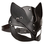Euphoria Collection Black Cat Mask (Black) – Velvet Interior Adjustable Buckle Mask > Clothes > Costumes > Womens