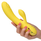 California Dreaming San Diego Seduction Yellow Silicone Dual-Action Massager with Triple Motors and 10 Functions > Vibrators > Ladies > Rabbit
