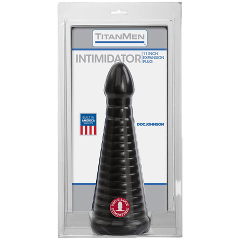 Intimidator Black 11 Inch Anal Toy for Intense Pleasure Dongs Big