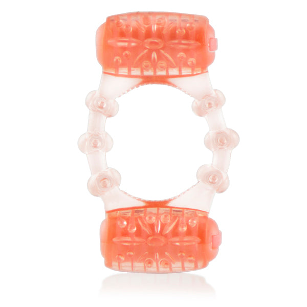 Two-O Vibrating Ring – Dual Motor Stretchy Silicone Couples Vibrator Ring > Cock Ring > Vibrating