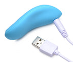 Mighty Rider 10X 8.4 Inch Strapless Strap-On Blue with Remote Control > Dildos > Strapless Strap Ons