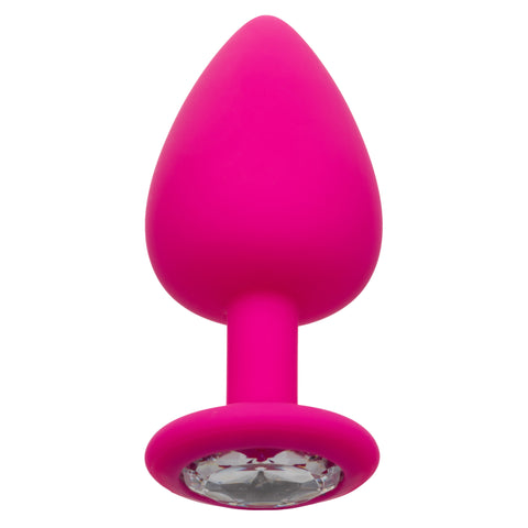 Cheeky Gems Pink Anal Training Kit with 3 Graduated Silicone Plugs and Gem Base > Anal Range > Butt Plug Kits