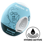 Satisfyer Masturbator Egg Savage – Hydro-Active Material Compact Male Masturbator Toy > Sex Toys For Men > Masturbators Cup